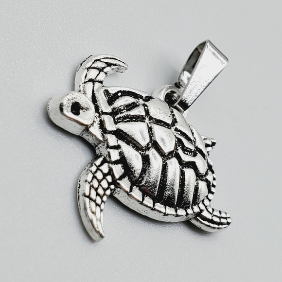 Sea Turtle silver necklace bracelet pendant charm handmade New 2 for 20.00 - Picture 2 of 3